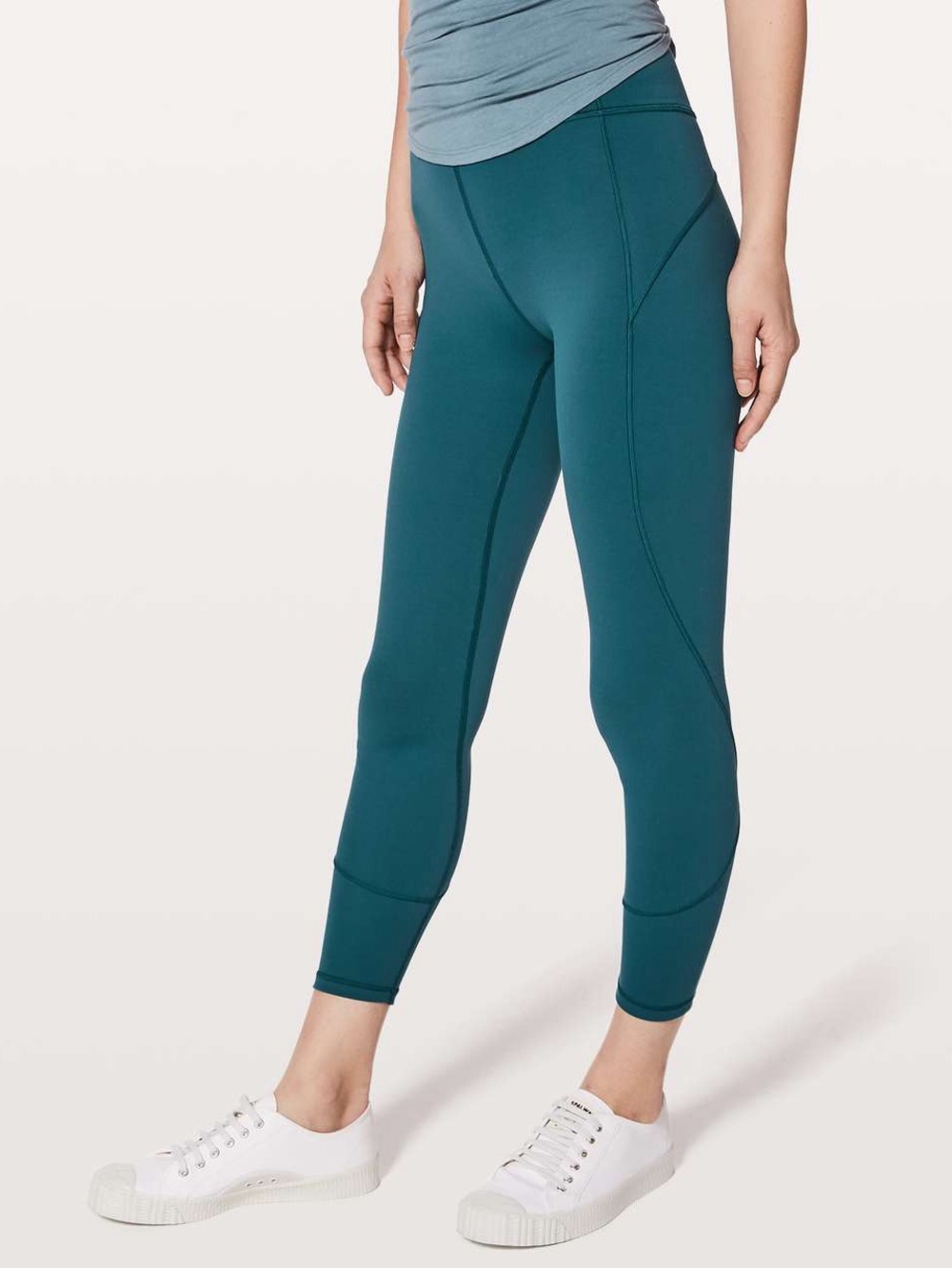 Lululemon In Movement Tight 25” inseam Leggings in Laguna Teal